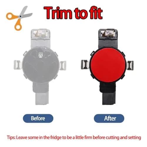 HOMEWITHU Rain Sensor Gel Pad 4PCS | Silicone Adhesive Film for Windshield Chip Repair thumbnail 6