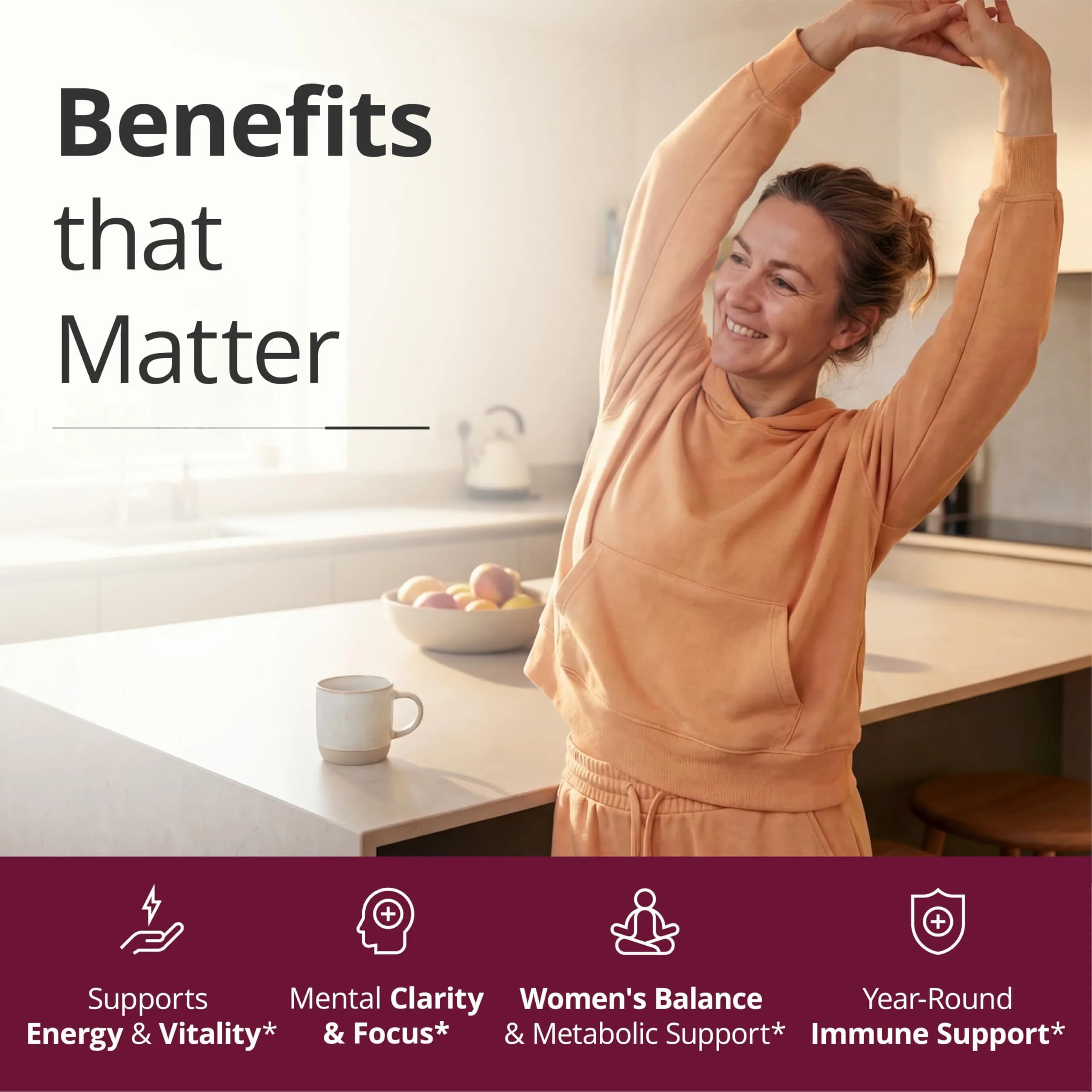 Vimerson Health Women's Multivitamin | Energy & Focus Support with Iron & D3 - view 2