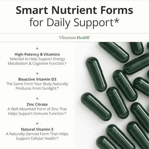 Vimerson Health Multivitamin for Women 60 Liquid Capsules | Energy, Focus & Immune Support thumbnail 6