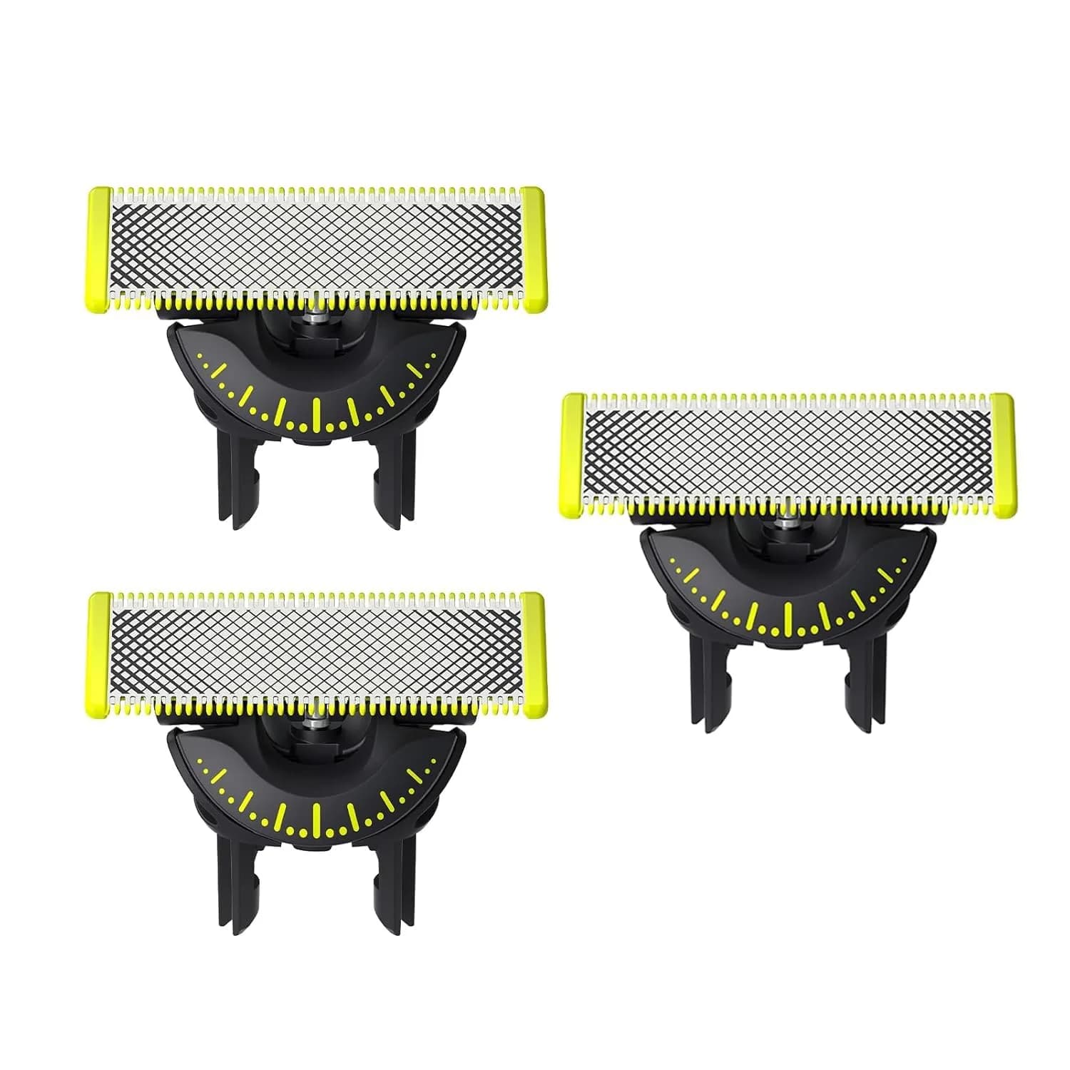 Philips OneBlade 360 Replacement Blades | 3 Pack | Model QP430/60 | Stainless Steel — Yellow
