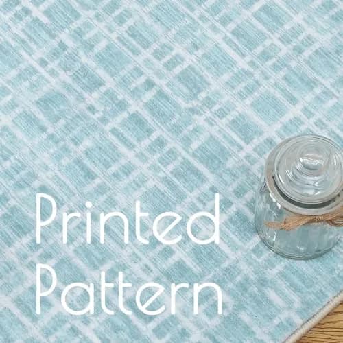 WESTLOOM Area Rug 8x10 Mint | Modern Lines Washable Non Slip Non-Shedding thumbnail 5