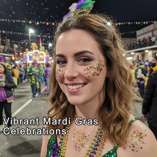 MEICOLY Mardi Gras Brazil Face Glitter Gel, Holographic Body Glitter 50ml (1.9 Fl Oz) | Self-Adhesive Sparkle for Festivals thumbnail 4