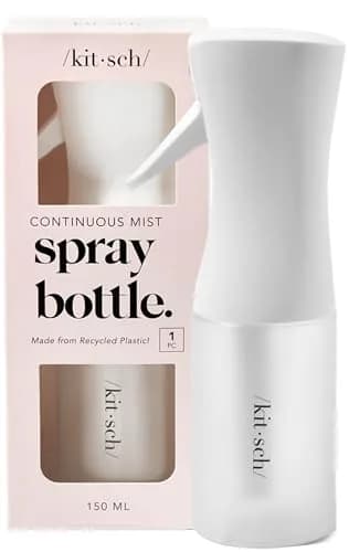 Kitsch Continuous Spray Bottle for Hair – White, 150ml (5.1 oz) | Ultra-Fine Mist for Effortless Styling thumbnail 1