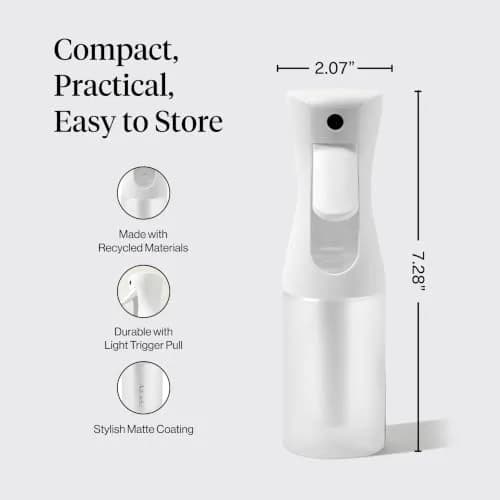 Kitsch Continuous Spray Bottle for Hair – White, 150ml (5.1 oz) | Ultra-Fine Mist for Effortless Styling thumbnail 4