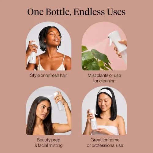 Kitsch Continuous Spray Bottle for Hair – White, 150ml (5.1 oz) | Ultra-Fine Mist for Effortless Styling thumbnail 6