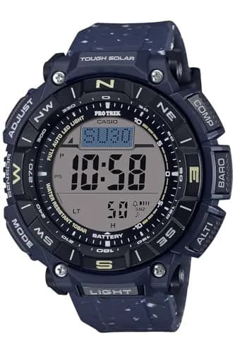 PRO TREK PRG-340SC-2JF Solar Wristwatch | Eco-Friendly Biomass Plastic, 51.7mm Dial, Navy thumbnail 1