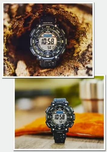 PRO TREK PRG-340SC-2JF Solar Wristwatch | Eco-Friendly Biomass Plastic, 51.7mm Dial, Navy thumbnail 4