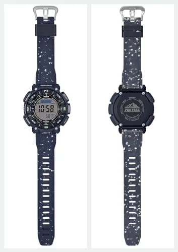 PRO TREK PRG-340SC-2JF Solar Wristwatch | Eco-Friendly Biomass Plastic, 51.7mm Dial, Navy thumbnail 8