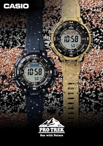PRO TREK PRG-340SC-2JF Solar Wristwatch | Eco-Friendly Biomass Plastic, 51.7mm Dial, Navy thumbnail 2