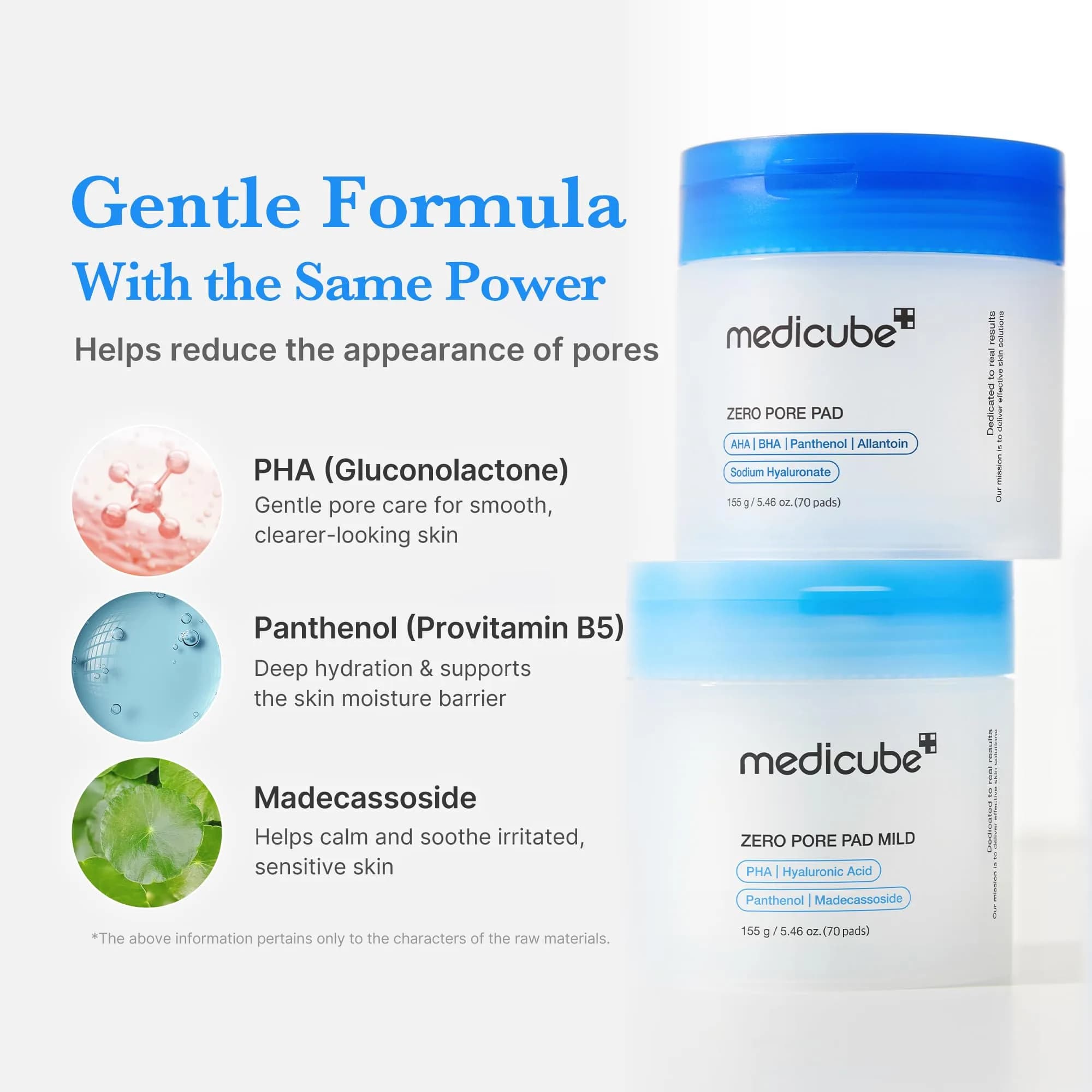 medicube Zero Pore Pads Mild 2.0 Toner Pads 70 Count (Pack of 1) | Gentle Exfoliation for Pores & Blackheads - view 4