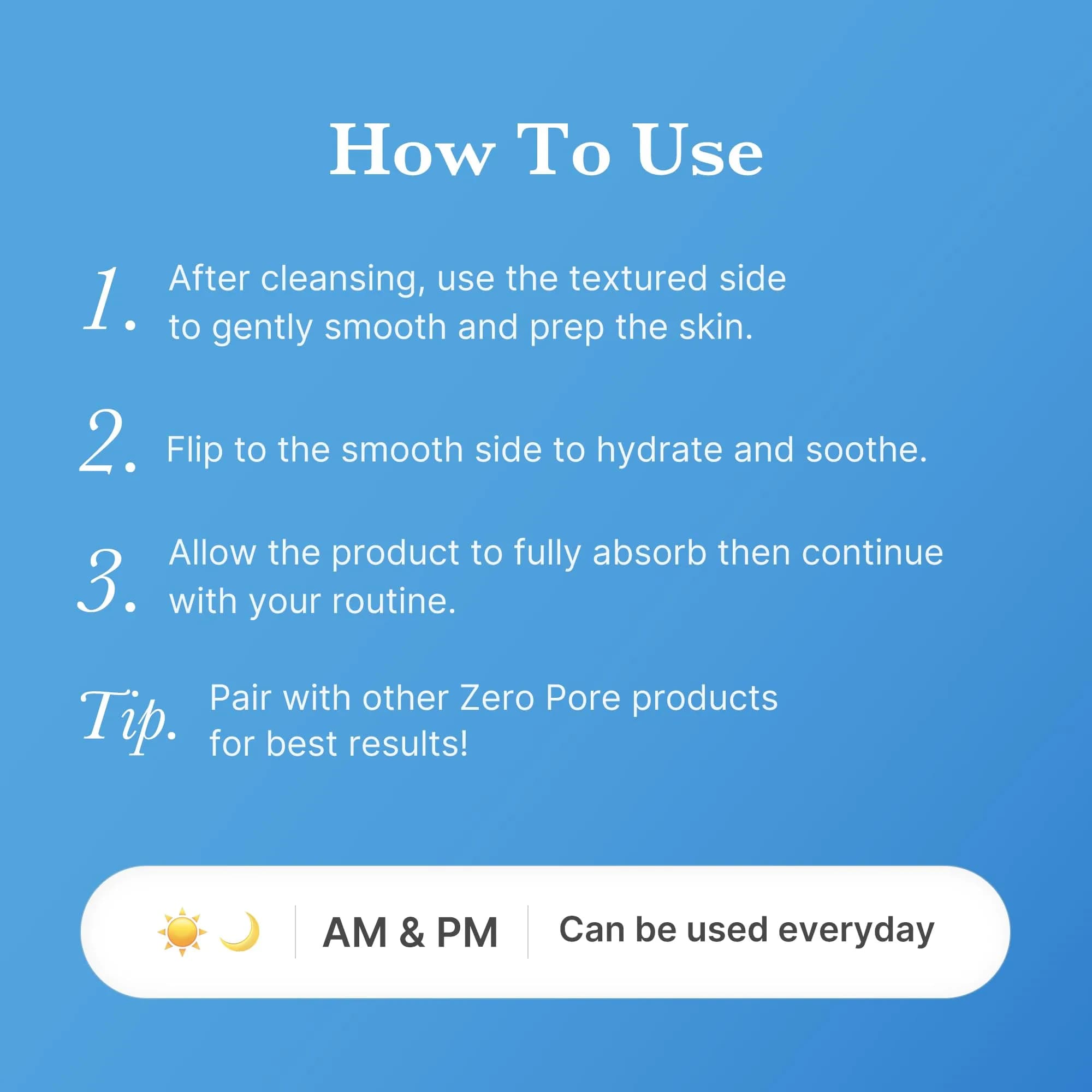 medicube Zero Pore Pads Mild 2.0 Toner Pads 70 Count (Pack of 1) | Gentle Exfoliation for Pores & Blackheads - view 6
