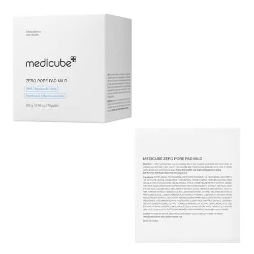 medicube Zero Pore Pads Mild 2.0 Toner Pads 70 Count (Pack of 1) | Gentle Exfoliation for Pores & Blackheads thumbnail 9