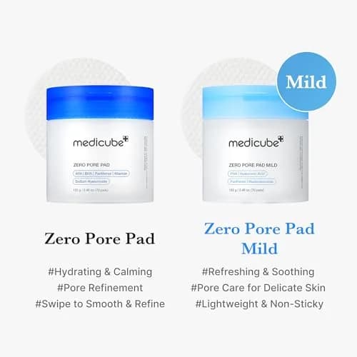 medicube Zero Pore Pads Mild 2.0 Toner Pads 70 Count (Pack of 1) | Gentle Exfoliation for Pores & Blackheads thumbnail 3