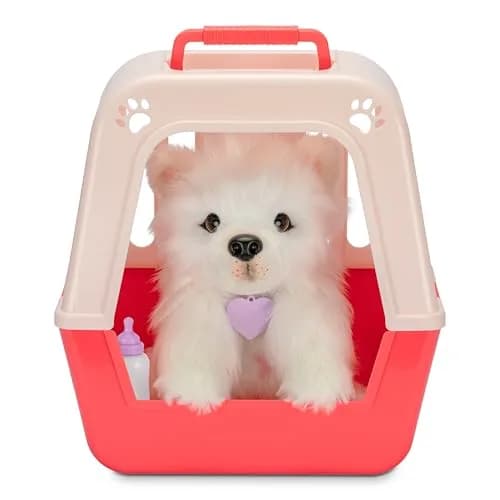 Little Live Pets My Really Real Puppy Luna the Samoyed Interactive Plush | 60 Sounds & Reactions, Weighted Paws, Movable Eyes thumbnail 3