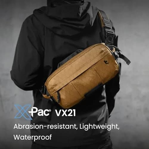 tomtoc 5.5L X-Pac Sling Crossbody Bag for Nintendo Switch 2/ROG Xbox Ally X | Urban Waterproof Design thumbnail 2