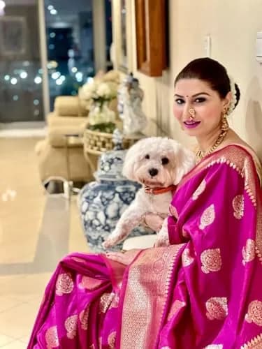 Avantika Fashion Women's Kanjivaram Silk Saree Swarna-moti-pink | Jacquard & Zari Work, One Size thumbnail 4