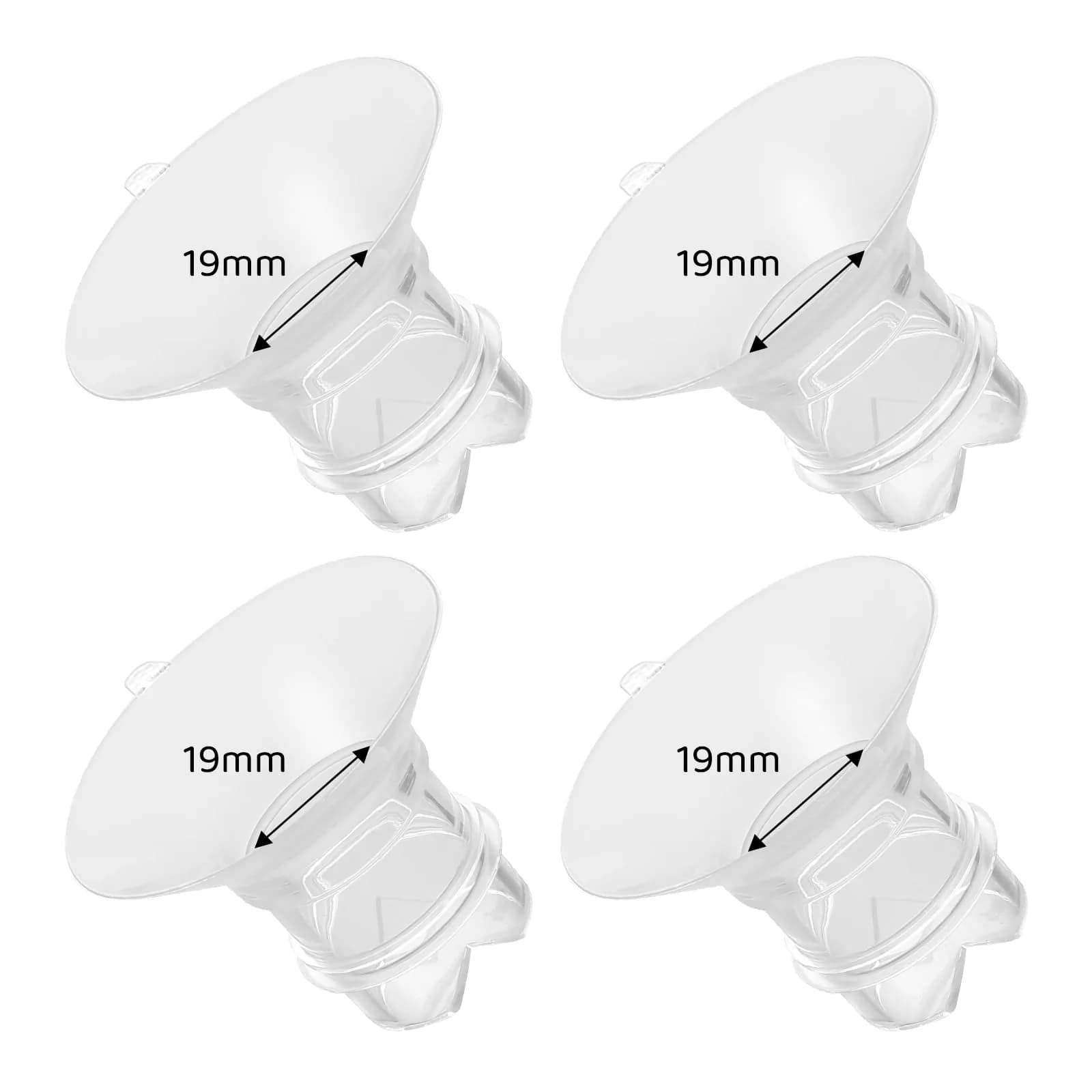 Suniceme 15mm Flange Inserts for 24mm Shields | Reduce Nipple Tunnel to 15mm - main product image