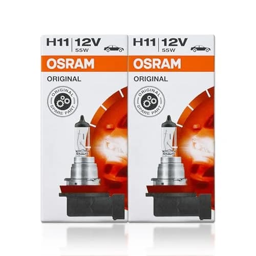 OSRAM H11 64211L+ DOT Original Standard Halogen Bulb 12V 55W 3800K PGJ19-2 (Pack of 2) thumbnail 2