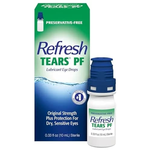 Refresh Tears PF Preservative-Free Artificial Tears Lubricant Eye Drops 10 mL (0.33 fl oz) | Fast-Acting Relief for Dry Eyes thumbnail 1