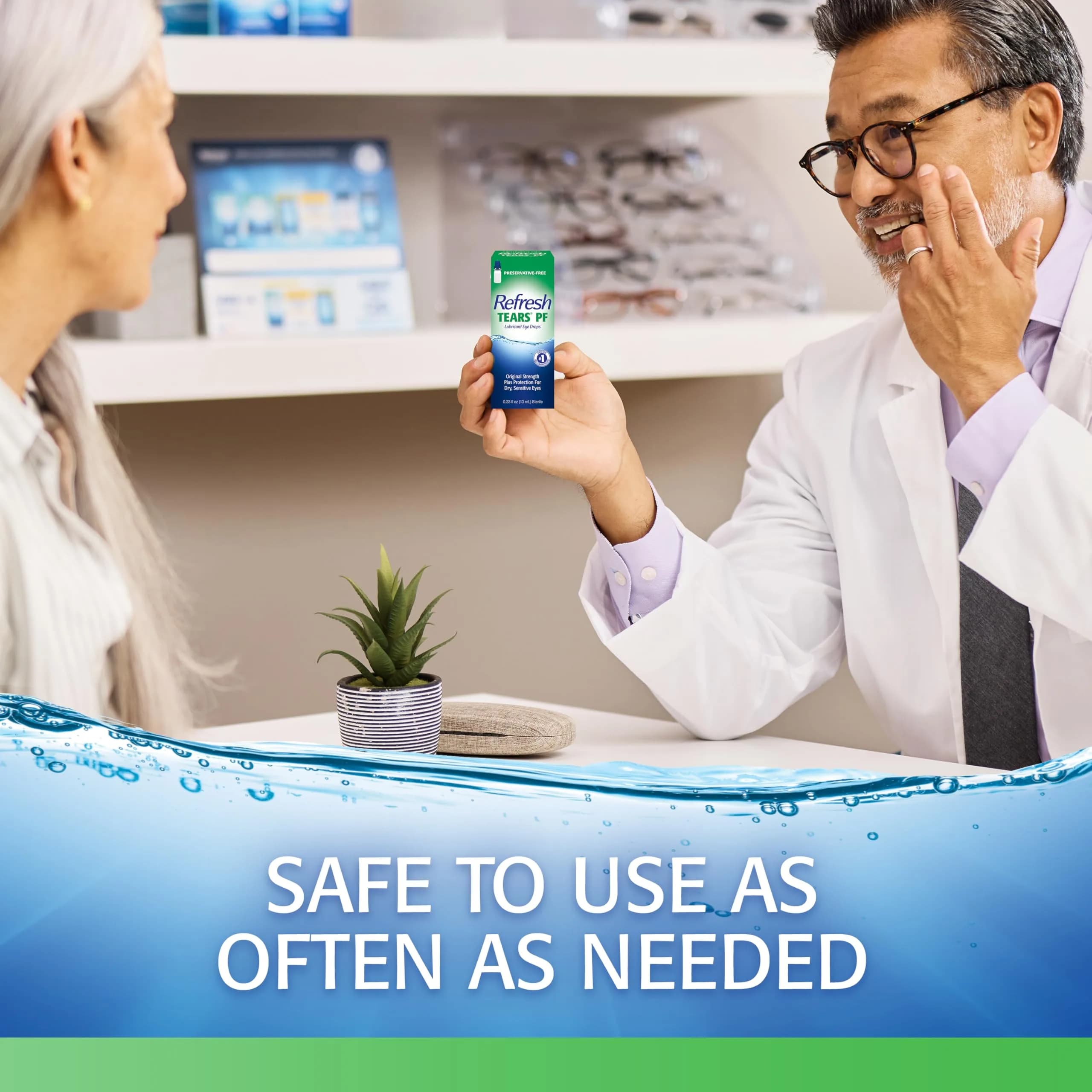 Refresh Tears PF Preservative-Free Artificial Tears Lubricant Eye Drops 10 mL (0.33 fl oz) | Fast-Acting Relief for Dry Eyes - view 6