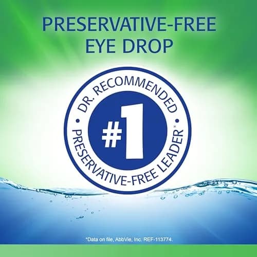 Refresh Tears PF Preservative-Free Artificial Tears Lubricant Eye Drops 10 mL (0.33 fl oz) | Fast-Acting Relief for Dry Eyes thumbnail 2