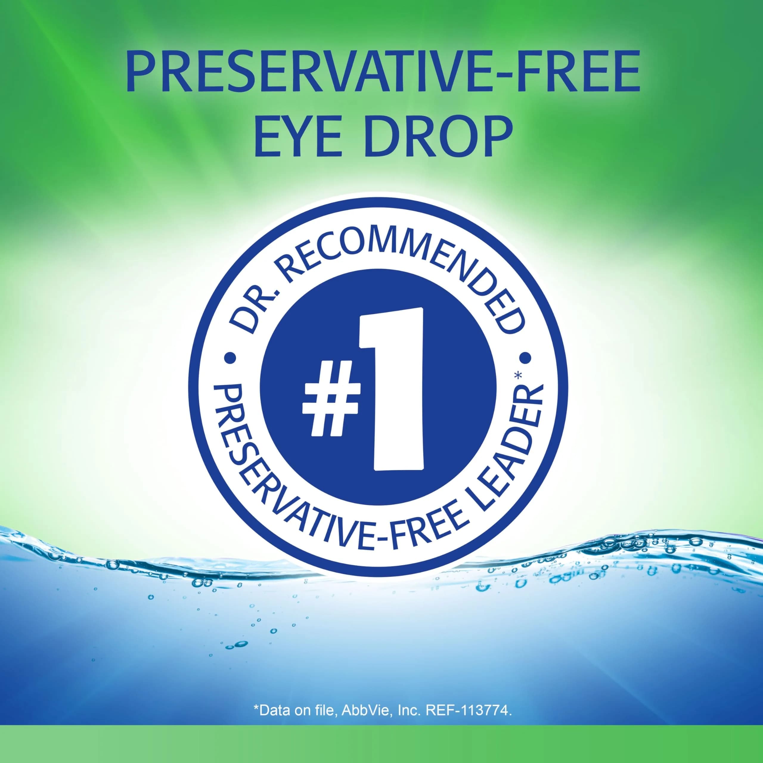 Refresh Tears PF Preservative-Free Artificial Tears Lubricant Eye Drops 10 mL (0.33 fl oz) | Fast-Acting Relief for Dry Eyes - view 2