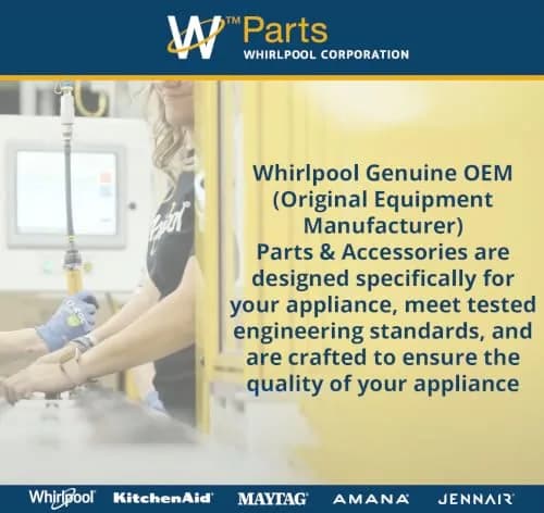 Whirlpool 3/4 HP In-Sink Disposer Replaces GC5000XEA | Continuous Feed, OEM, 1725 RPM, 1 Year Warranty thumbnail 5