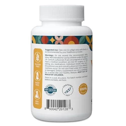 Pattern Wellness Vitamin E 400 IU – 90 Softgels | Supports Antioxidant & Cellular Health thumbnail 2