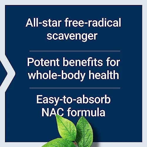 Life Extension N-Acetyl-L-Cysteine (NAC) 600 mg & DHEA 25 mg | Immune, Respiratory, Hormone Balance Support | 60 Capsules thumbnail 4