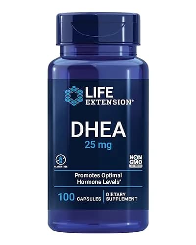 Life Extension N-Acetyl-L-Cysteine (NAC) 600 mg & DHEA 25 mg | Immune, Respiratory, Hormone Balance Support | 60 Capsules thumbnail 5