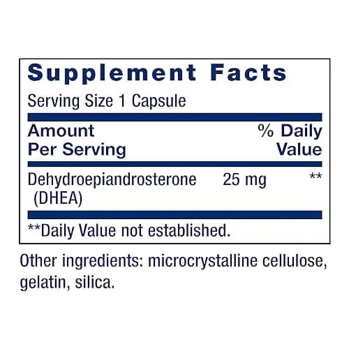 Life Extension N-Acetyl-L-Cysteine (NAC) 600 mg & DHEA 25 mg | Immune, Respiratory, Hormone Balance Support | 60 Capsules thumbnail 6