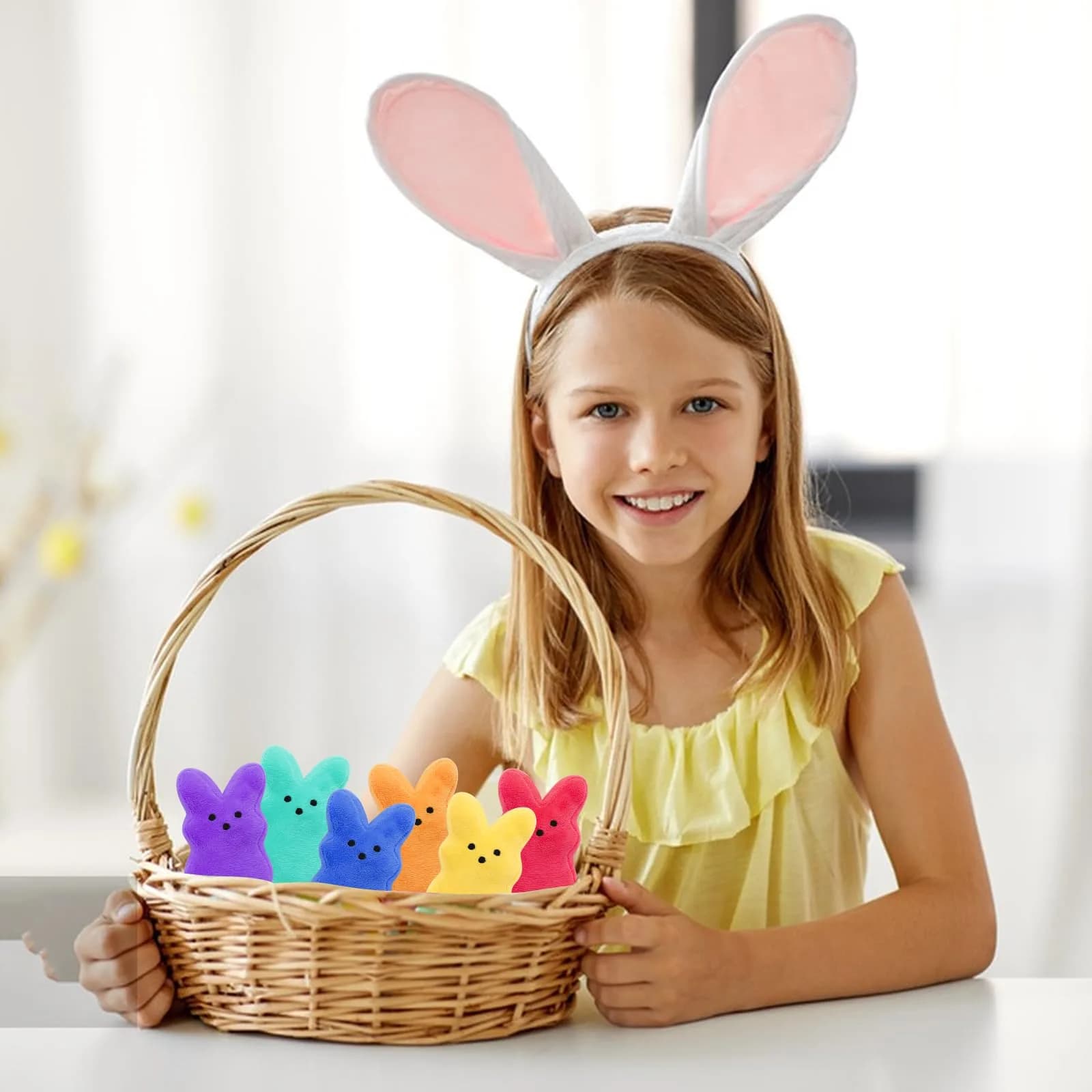 RLXGCZ Easter Bunny Plush Toys Set - 12 Pcs, 5-Inch Bunnies - view 8