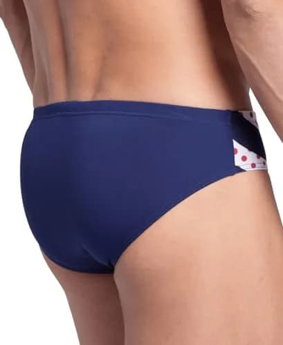 ARENA Performance Men's Multi Stripes Swim Brief Chlorine Resistant MaxLife Swimsuit, US Size 34 | Durable, Eco-Friendly Pool Wear thumbnail 5