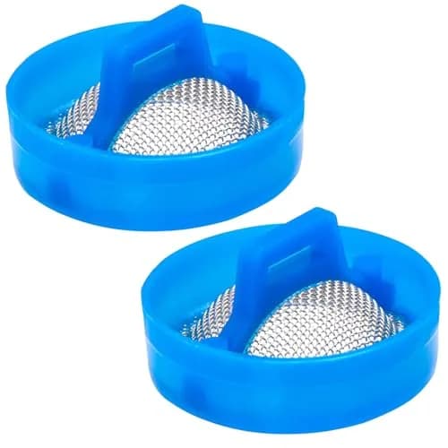 CustomyLife Water Inlet Valve Filter for Washer, 2pcs | High-Quality Stainless Steel & Reusable thumbnail 1