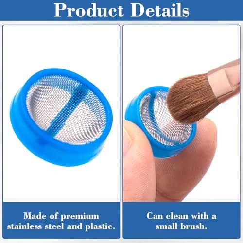 CustomyLife Water Inlet Valve Filter for Washer, 2pcs | High-Quality Stainless Steel & Reusable thumbnail 4