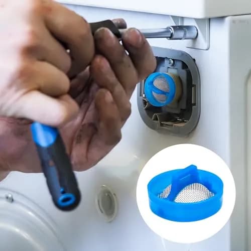 CustomyLife Water Inlet Valve Filter for Washer, 2pcs | High-Quality Stainless Steel & Reusable thumbnail 2