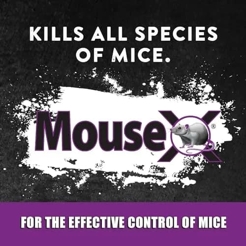 MouseX Throw Packs- for All Species of Rats Mice Safe Around Pets- Pack of 2 | Indoor & Outdoor Rodent Control Pellets thumbnail 3