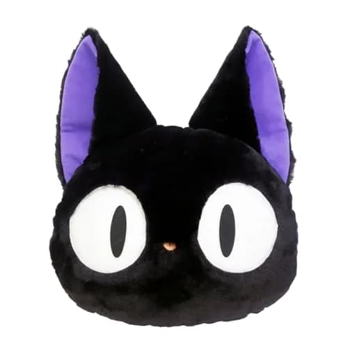 Studio Ghibli Kiki's Delivery Service Jiji Nakayoshi Plush (Flat) 38 cm (14.96 inches) | ASTM Tested Toy Figure - main product image