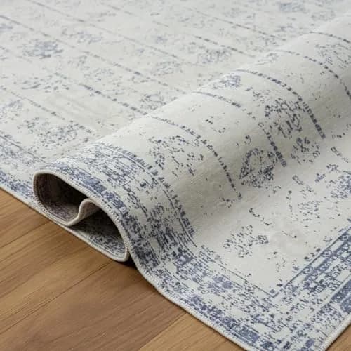 Harlow Hill 5x7 Machine Washable Area Rug | Water-Repellent & Stain-Resistant, Non-Slip Latex Backing thumbnail 4