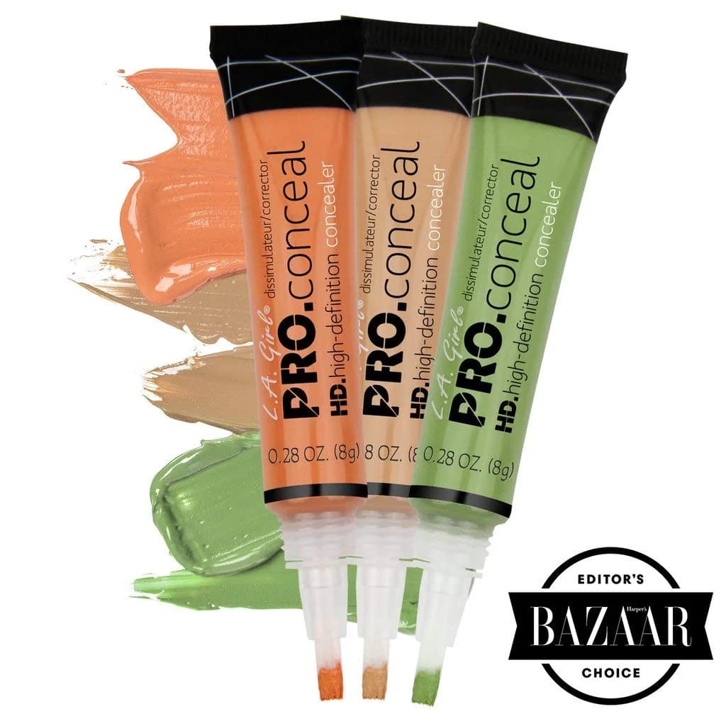 L.A. Girl HD Pro Conceal Flat White Corrector 0.28 Fl Oz (8.28 ml) | Opaque Coverage for All Skin Types - view 4