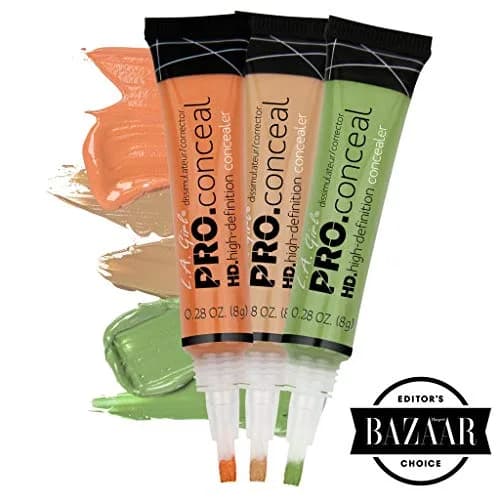 L.A. Girl HD Pro Conceal Flat White Corrector 0.28 Fl Oz (8.28 ml) | Opaque Coverage for All Skin Types thumbnail 4