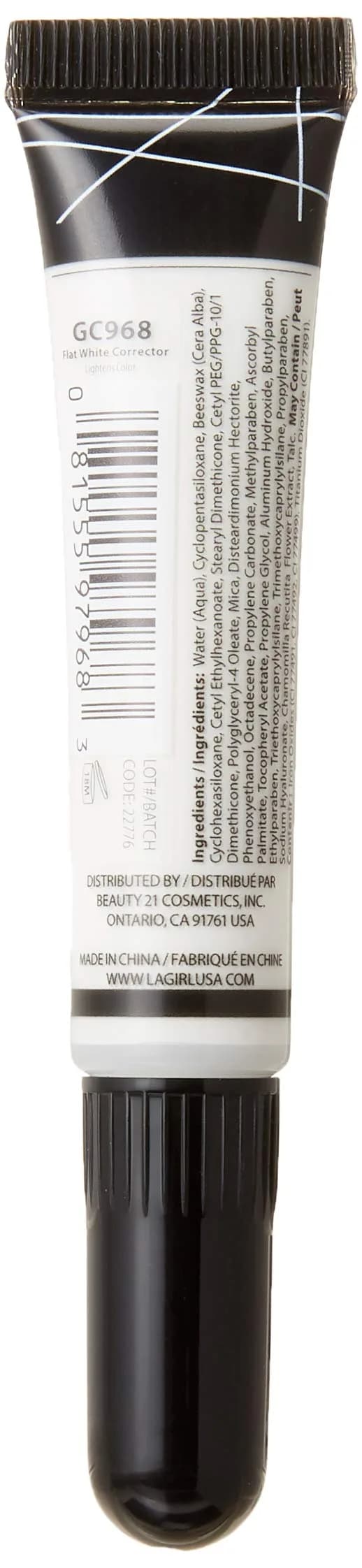 L.A. Girl HD Pro Conceal Flat White Corrector 0.28 Fl Oz (8.28 ml) | Opaque Coverage for All Skin Types - view 2
