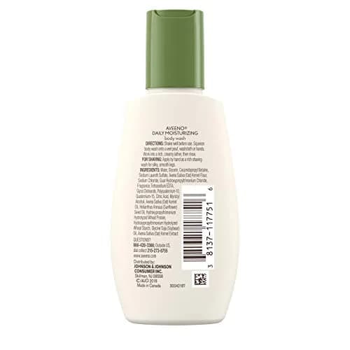 Aveeno Daily Moisturizing Body Wash 200ml (6.76 Fl Oz) | Prebiotic Oat for Dry Sensitive Skin thumbnail 2