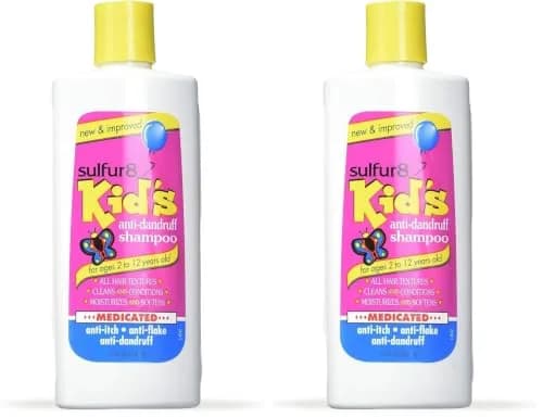 SULFUR8 Kids Medicated Anti-Dandruff Shampoo 440ml (15 Fl Oz Pack of 2) | Gentle Scalp Care for Children thumbnail 1