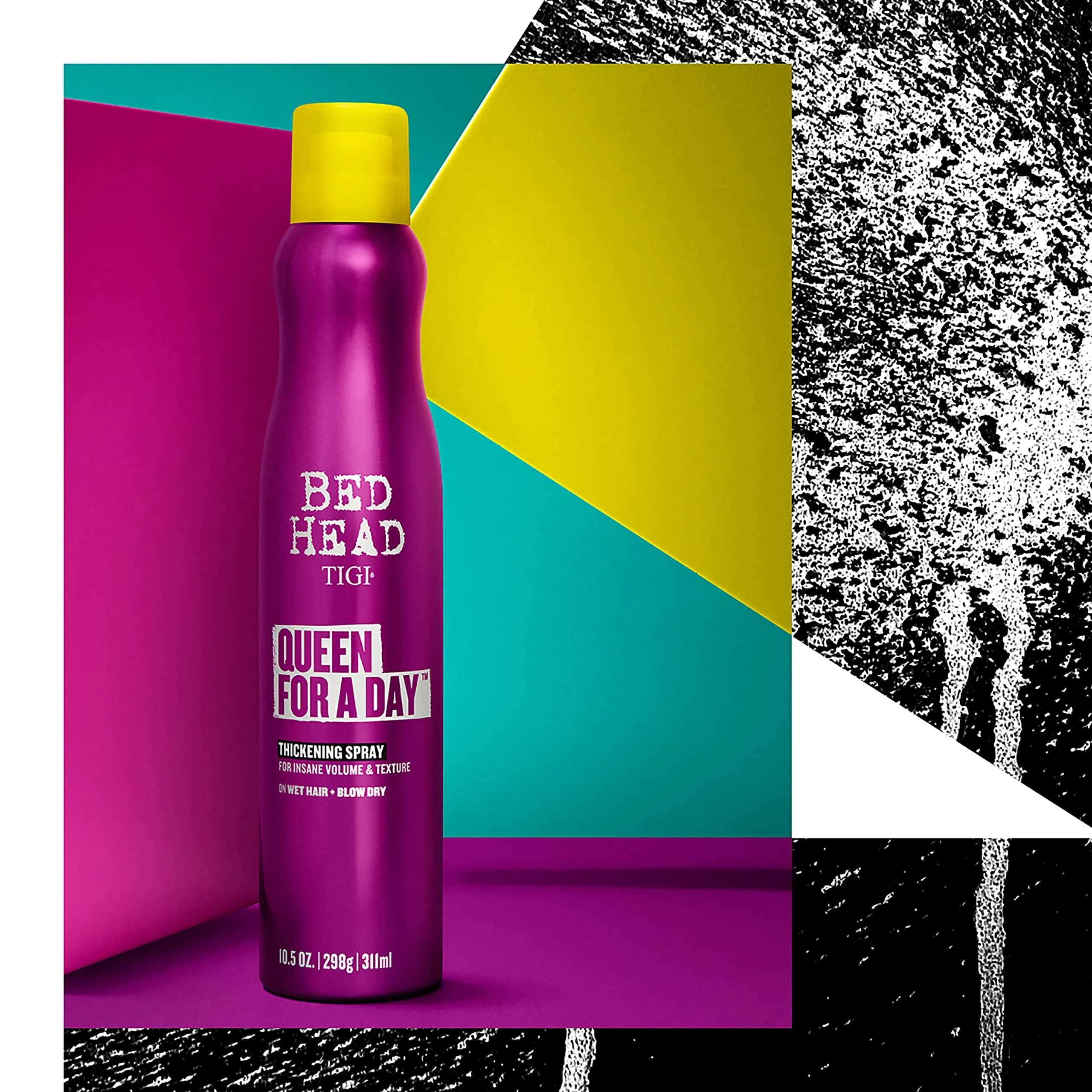 TIGI Bed Head Queen For A Day Volumizing Hair Spray 630ml (21 fl oz) | Thickening & Texturizing for Fine Hair - view 5