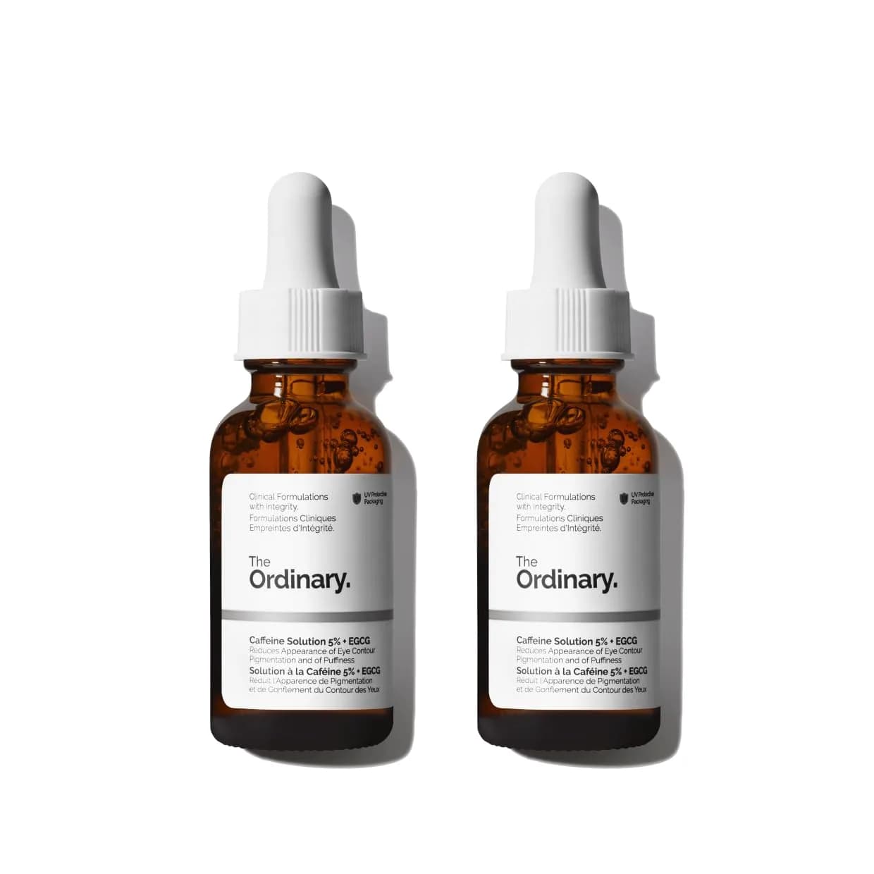 The Ordinary Caffeine Solution 5% + EGCG Eye Serum - Twin Pack (2 x 30ml) for Puffiness & Dark Circles - main product image