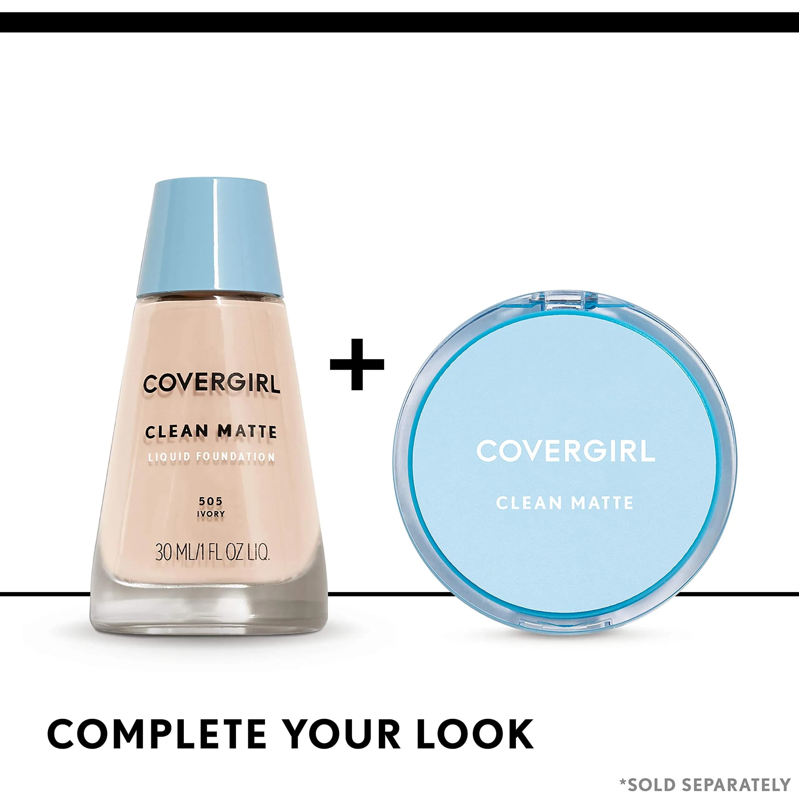 Covergirl Clean Matte Pressed Powder, Tawny, Pack of 2 (10g Each) - view 4