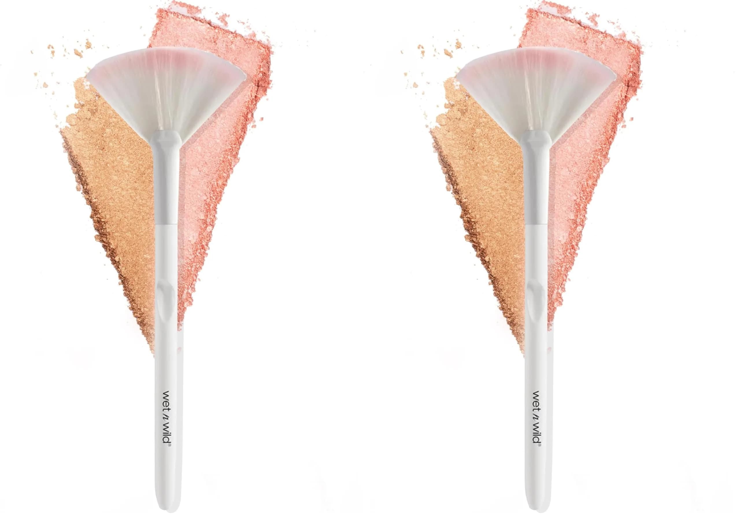 wet n wild Fan Brush - Pack of 2 for Highlighter & Blush Application - main product image