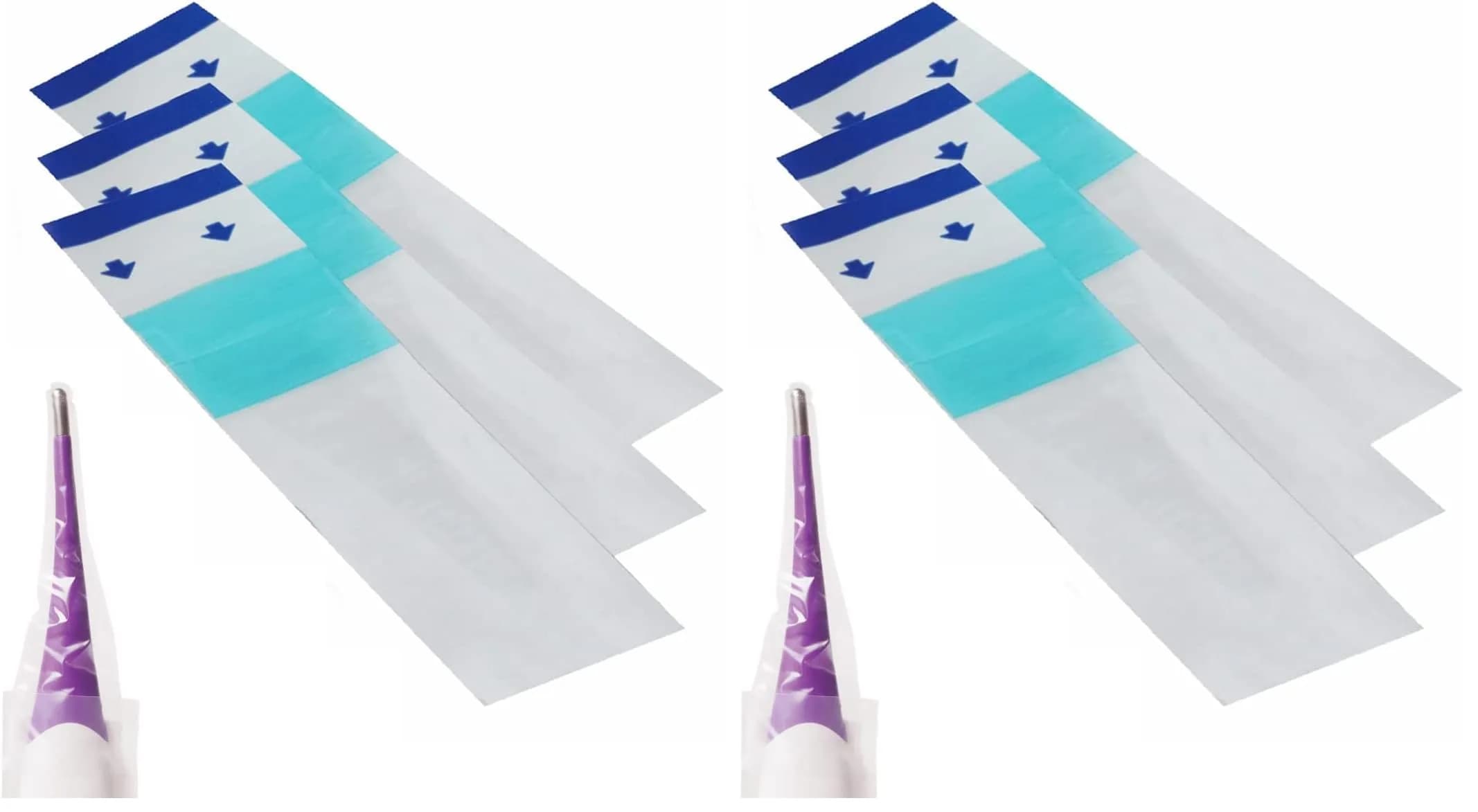 MABIS Disposable Probe Covers for Digital Thermometers 10000 Count (100 Packs of 100 Each) | Safe, Closed-System for Oral, Rectal, Underarm Use
