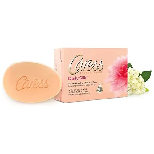 Caress Daily Silk Body Soap for Women 3.75 oz | Silkening Moisturizing Bar with Silk Extract & Floral Oil thumbnail 3